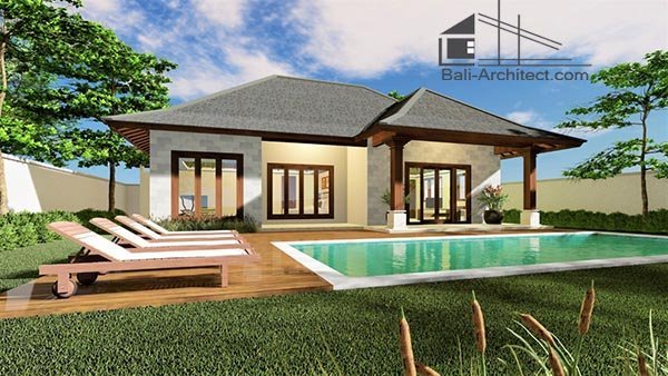 Architectural 3D Rendering Project Villa in Amed